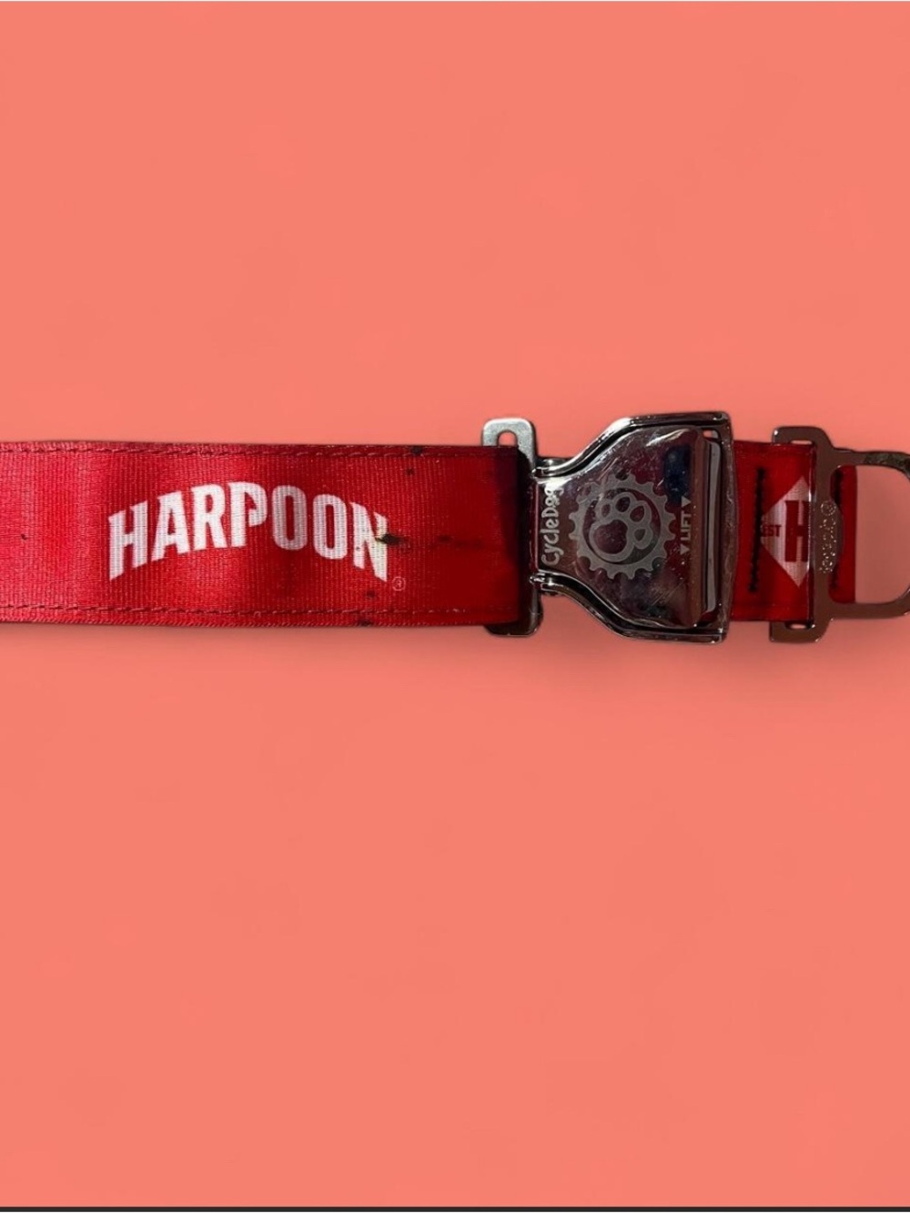 Harpoon Dog Collar, Metal Quick-Release Buckle with Bottle Opener